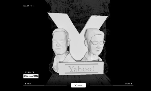 Yahoo! インターネット 歴史年表 彫刻塔 2018