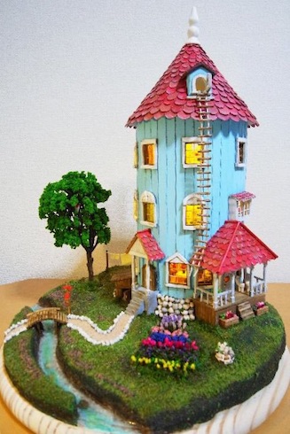 ともにゃんさん ムーミンハウス ハンドメイド