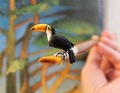 動物 ミニチュア 鳥 ハリネズミ うさぎ 1/12 スケール