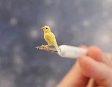 動物 ミニチュア 鳥 ハリネズミ うさぎ 1/12 スケール