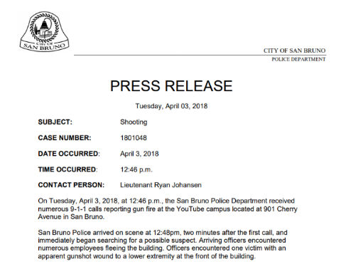 YouTube 銃撃事件