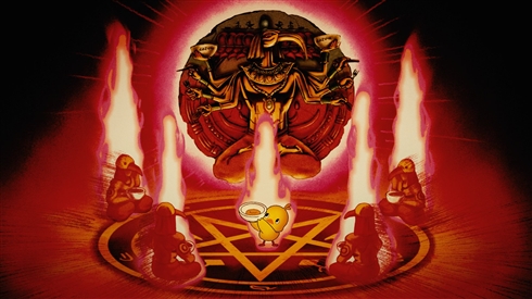 チキンラーメンのひよこちゃん、グレてアクマに変身　「クエエエエエエェ!!!」っと絶叫し地球を破壊するCMも公開