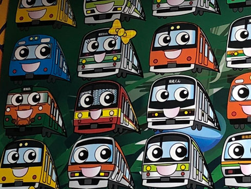 ジャカルタに行った車両のイラストも