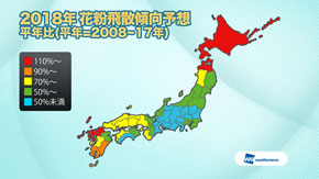 花粉の飛散量はどうして毎年、毎日変わるの？