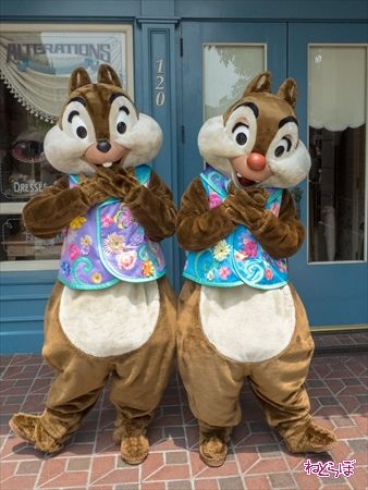 香港ディズニーランド チップ デール