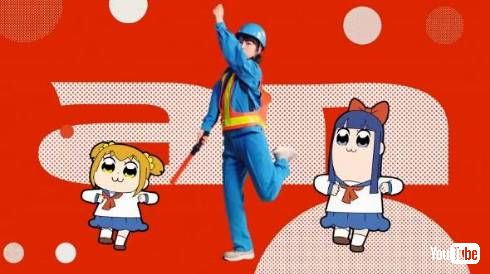 浜辺美波 ポプテピピック ポプ子 ピピ美 an CM 声優 江原正士 大塚芳忠