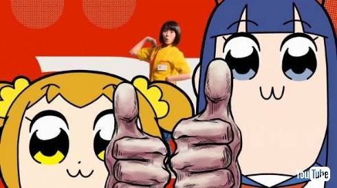 浜辺美波 ポプテピピック ポプ子 ピピ美 an CM 声優 江原正士 大塚芳忠