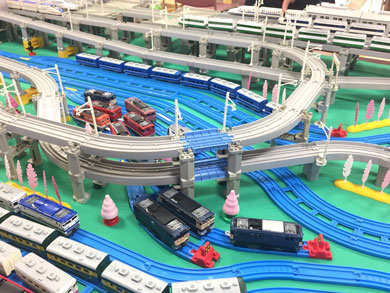 機関車とレール