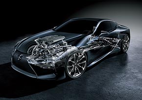 LEXUS モルフォ蝶 トヨタ レクサスLC