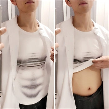 妄想マッピングTシャツ・マッスル