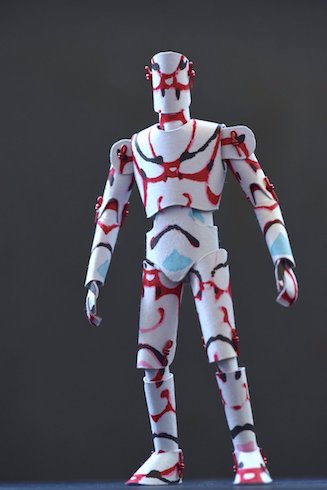 歌舞伎の隈取カミロボ