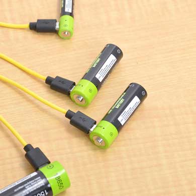 サンコー USB充電 乾電池