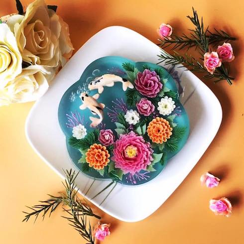 JellyAlchemy フラワーゼリー アートケーキ