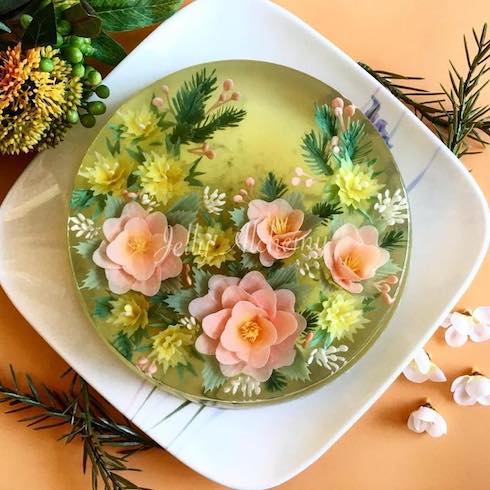 JellyAlchemy フラワーゼリー アートケーキ