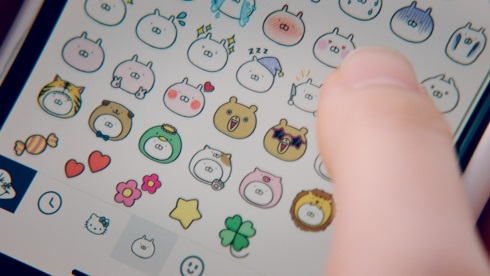 LINE 絵文字 ディズニー ハローキティ うさまる