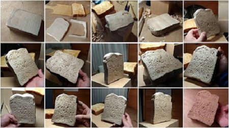 木彫りトースト