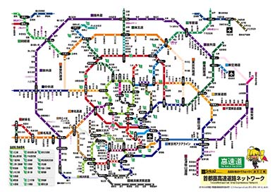 ぱんかれさん作の「関東版高速道路地図」シンプル版