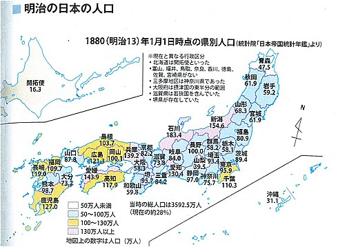 都道府県人口1位の変遷
