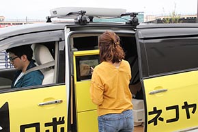 案内機の指示通りに操作する