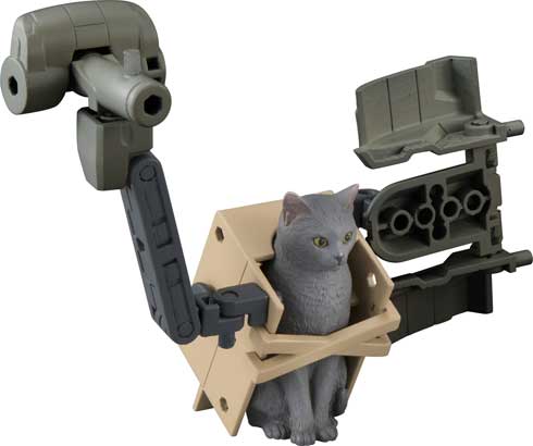 ねこぶそう フィギュア プラモデル