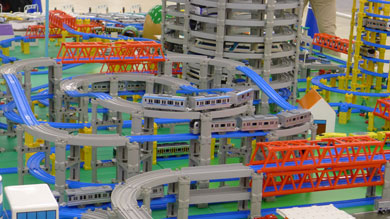 プラレール博ジオラマ全体