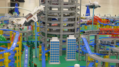 複雑なレール配置