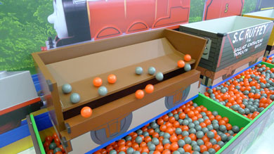 石炭が降ろされた