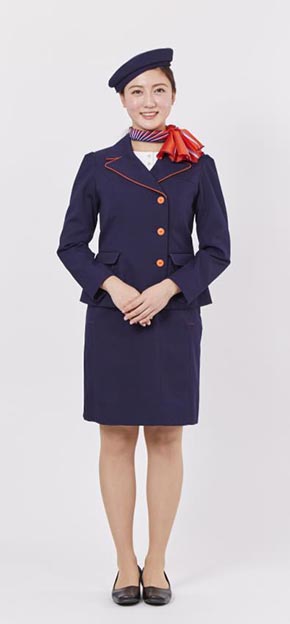 ロマンスカーアテンダント専用の新制服