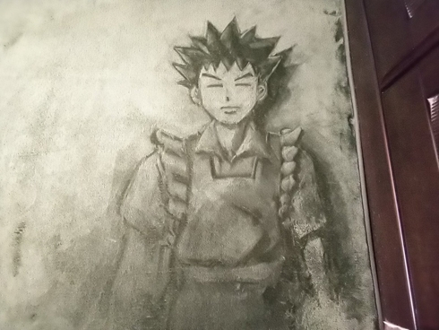 ポケットモンスター ポケモン タケシ 絨毯アート じゅうたん あぎとぅ