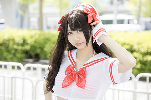 ニコニコ超会議 コスプレイヤー 幕張メッセ ニコニコ動画 アニメ 漫画 アイドルマスター シンデレラガールズ 島村卯月