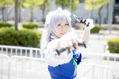 ニコニコ超会議 コスプレイヤー 幕張メッセ ニコニコ動画 アニメ 漫画 東方Project 十六夜咲夜