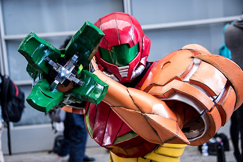 ニコニコ超会議 コスプレイヤー 幕張メッセ ニコニコ動画 アニメ 漫画 メトロイド サムス