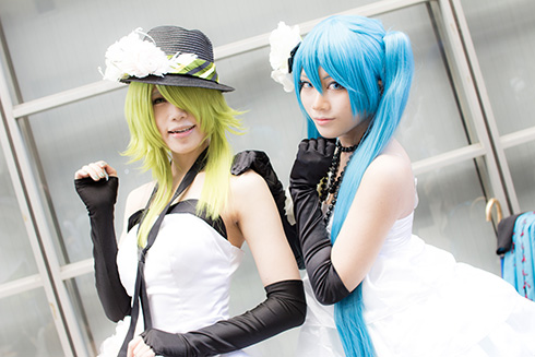 ニコニコ超会議 コスプレイヤー 幕張メッセ ニコニコ動画 アニメ 漫画 初音ミク GUMI