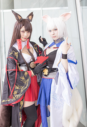 ニコニコ超会議 コスプレイヤー 幕張メッセ ニコニコ動画 アニメ 漫画 アズールレーン 赤城 加賀