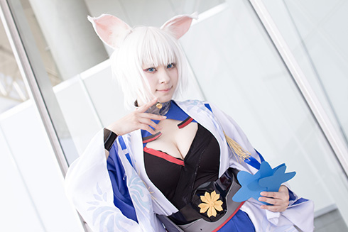 ニコニコ超会議 コスプレイヤー 幕張メッセ ニコニコ動画 アニメ 漫画 アズールレーン 加賀