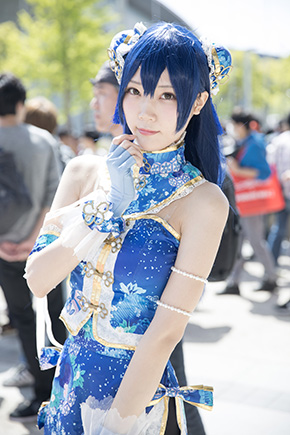 ニコニコ超会議 コスプレイヤー 幕張メッセ ニコニコ動画 アニメ 漫画 ラブライブ！ 園田海未