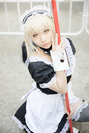 ニコニコ超会議 コスプレイヤー 幕張メッセ ニコニコ動画 アニメ 漫画 Fate/Grand Order FGO セイバーオルタ