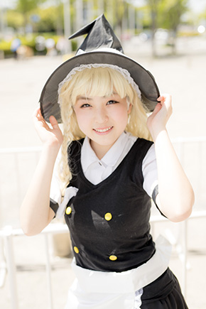 ニコニコ超会議 コスプレイヤー 幕張メッセ ニコニコ動画 アニメ 漫画 東方Project 霧雨魔理沙