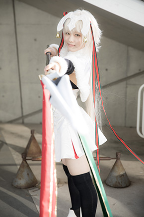 ニコニコ超会議 コスプレイヤー 幕張メッセ ニコニコ動画 アニメ 漫画Fate/Grand Order FGO ジャンヌ・ダルク・オルタ・サンタ・リリィ