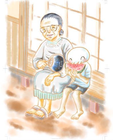 祖母の髪を切った日メイン画像