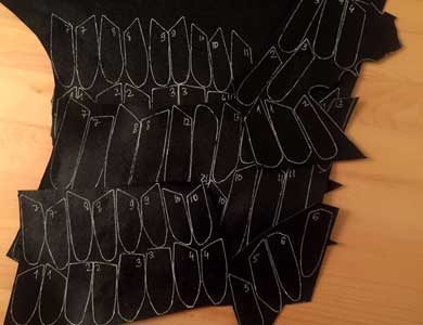 翼のレザーリュック 羽根 KRUKRUSTUDIO ハンドメイド