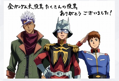 森口博子 全ガンダム大投票 1位 結果 水の星に愛をこめて ETERNAL WIND ガンダムソング