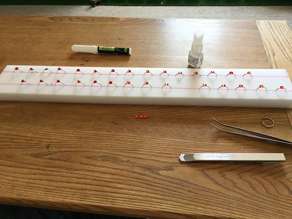 指輪製作風景1枚目