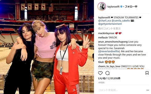 テイラー・スウィフト 日本公演 世界ツアー チャーリーXCX instax チェキ