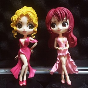 叶姉妹 フィギュア Q posket バンプレスト 試作品 完成