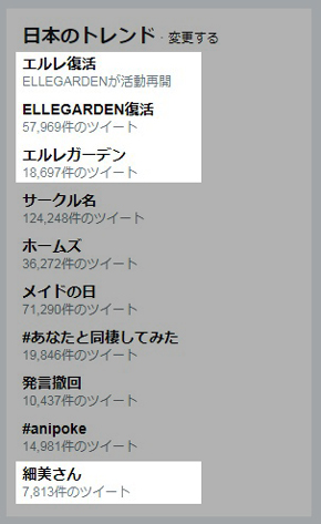 ELLEGARDEN バンド 復活 ライブ ツアー