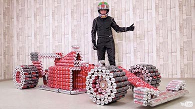 F1 コカ・コーラ 空き缶