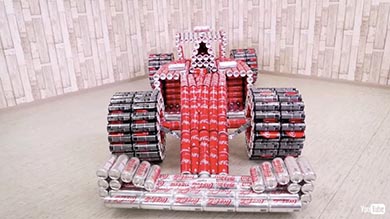 F1 コカ・コーラ 空き缶