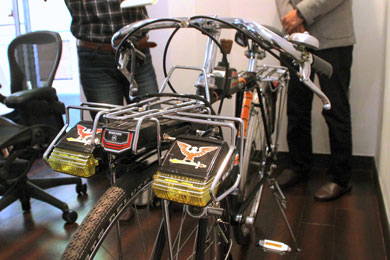 スーパーカー自転車実車　フロント側