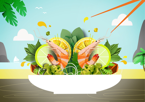 LisaLloyd ペーパークラフト エビ